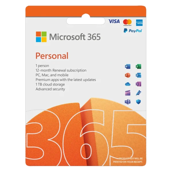 Microsoft Office 365 Personal 1 Year Subscription [Digital Download]